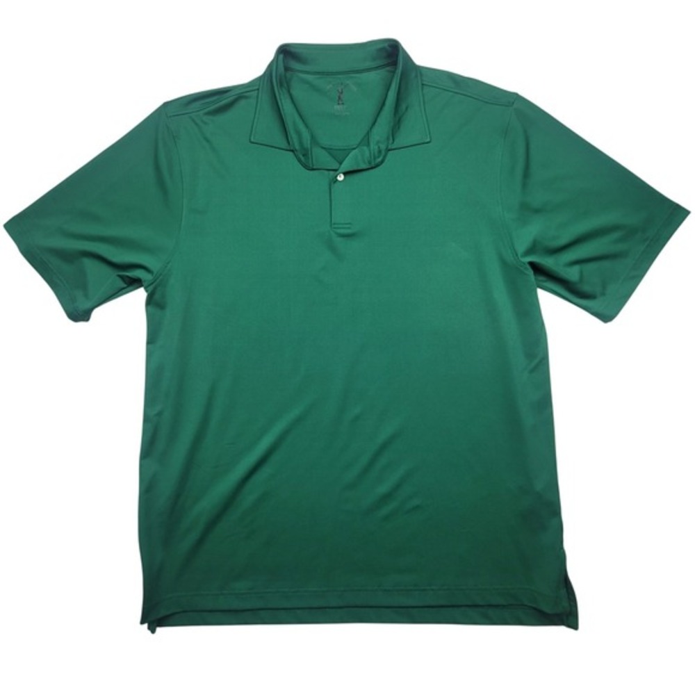 Fairway & Greene Tech Mens XL Green Short Sleeve Performance Golf Polo Shirt